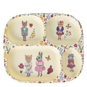 Rice Melamin Baby-Geschirrset Nathalie Lété Vol. 2 Print - Geschenkbox, crème 1