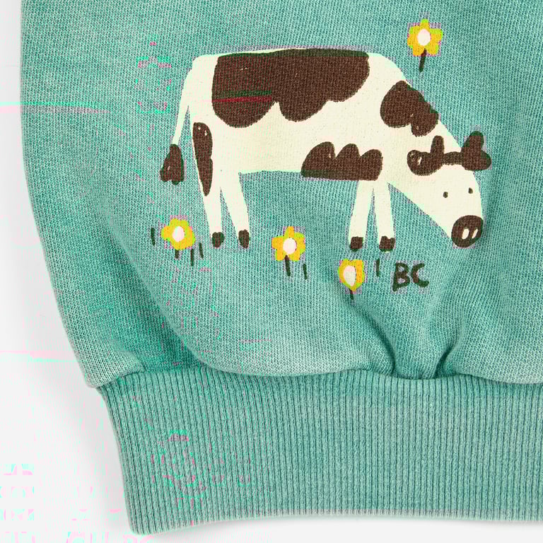 Bobo Choses Sweatshirt Farm Adventure, green 1