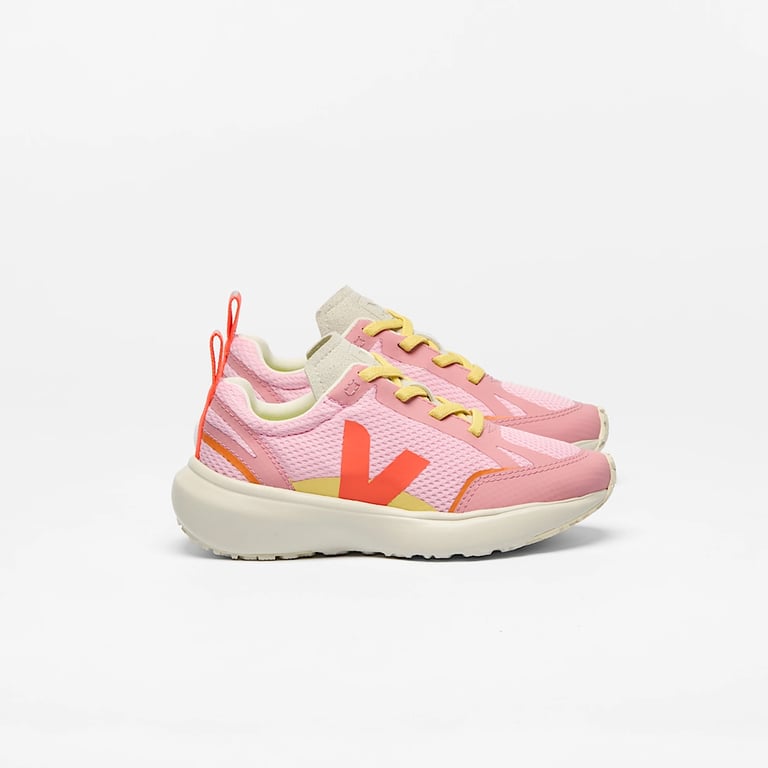 Veja Kinderschuhe Canary Alvomesh, Guimauve orange fluo mary