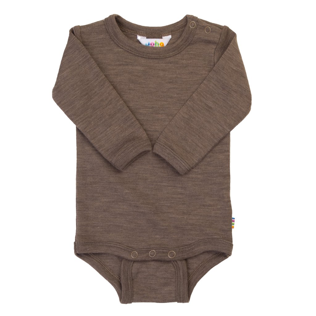 Joha Langarm-Body, braun