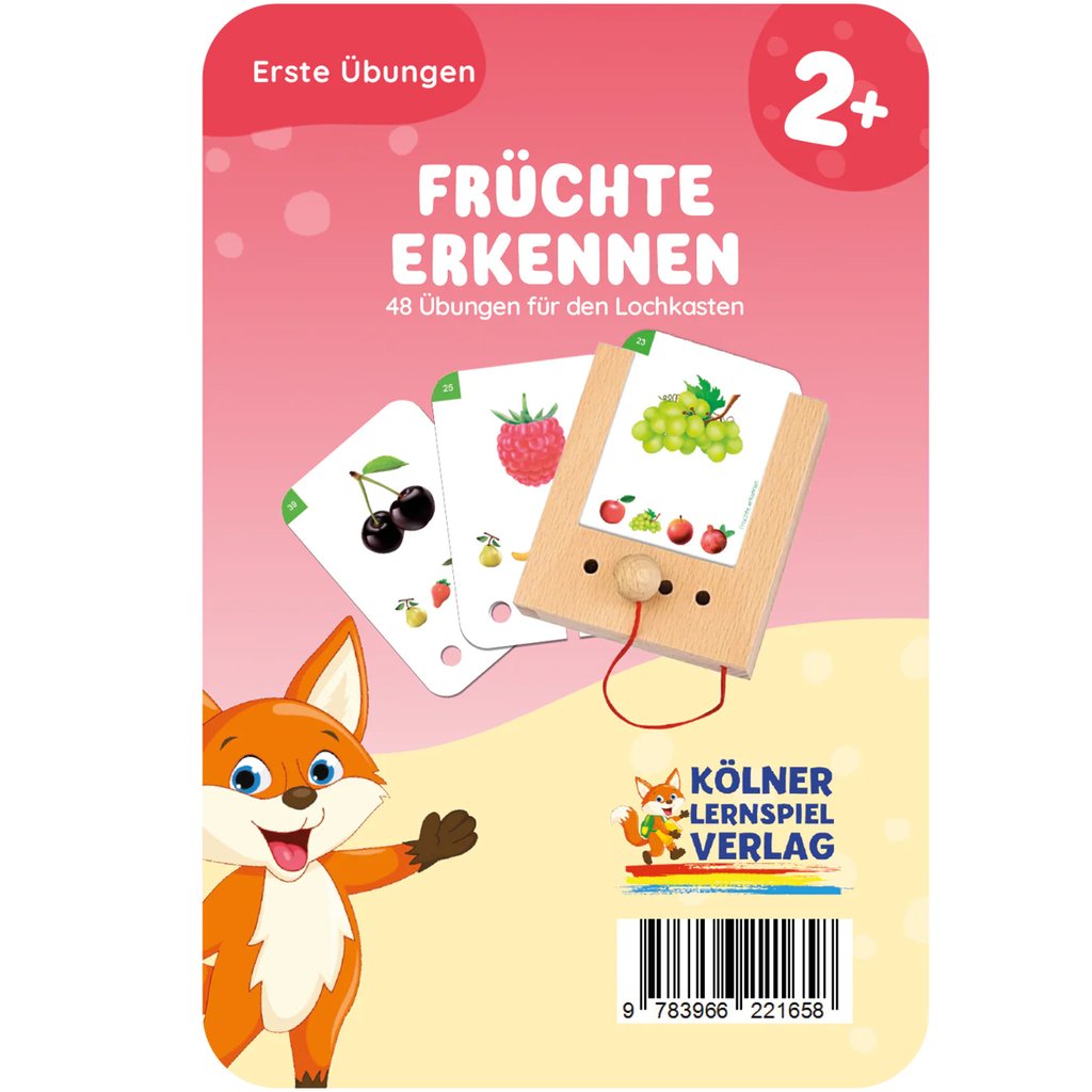 Kölner Lernspielverlag Erste Übungen - Früchte erkennen (2 Jahre+)