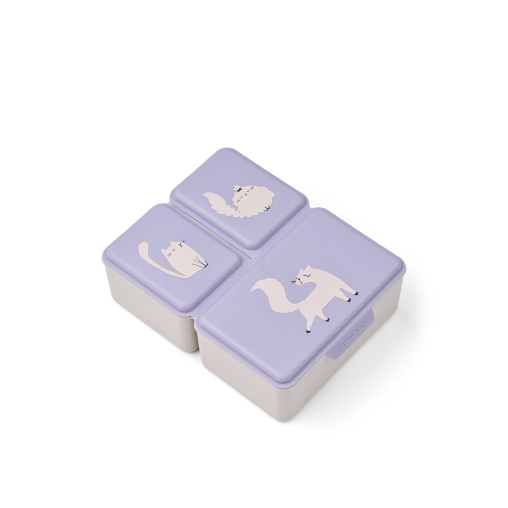 Liewood Lunchbox Driss Cat/ Warm lilac