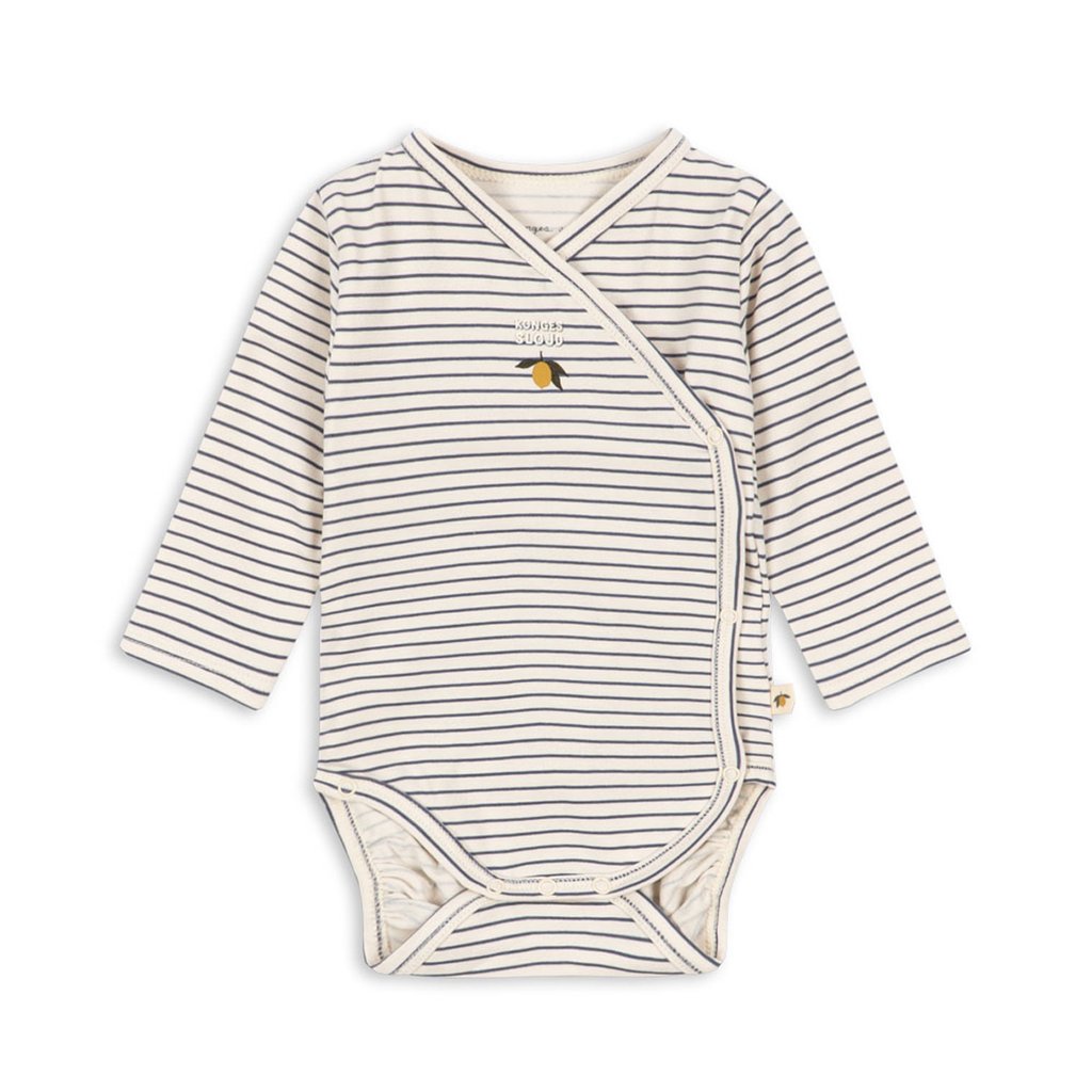 Konges Sløjd Langarm-Body Basic Newborn, Stripe Como