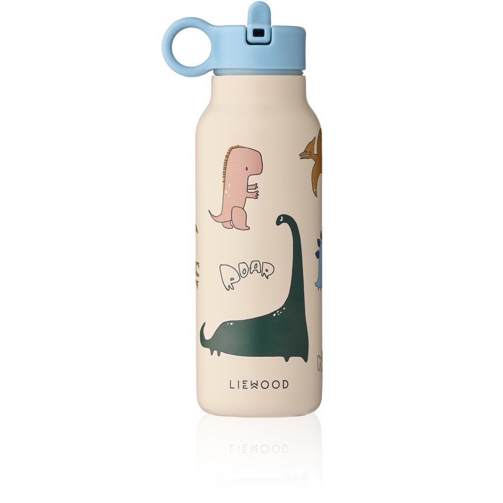Liewood Trinkflasche Falk Water 350 ml, Dino roar/ Sandy