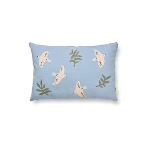 Dear April Kissen Celeste, sky blue