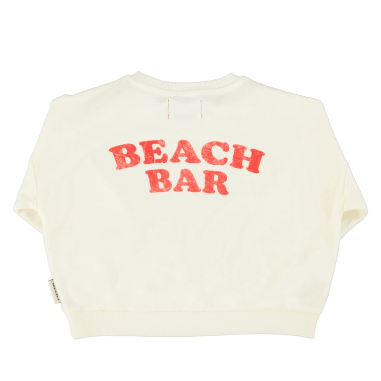 Piupiuchick Sweatshirt, ecru mit ice cream print 1