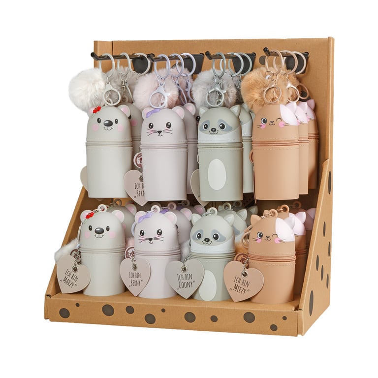 Lulubug Mini Silikonanhänger mit Tiermotiven