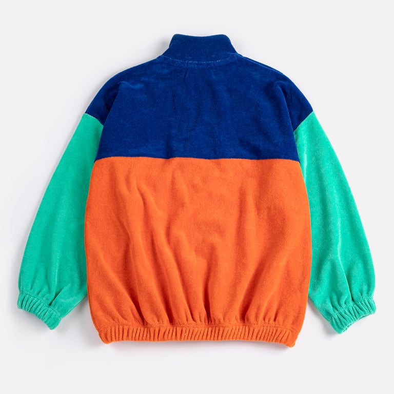 Bobo Choses Sweatshirt Color block zipped, multicolor 1
