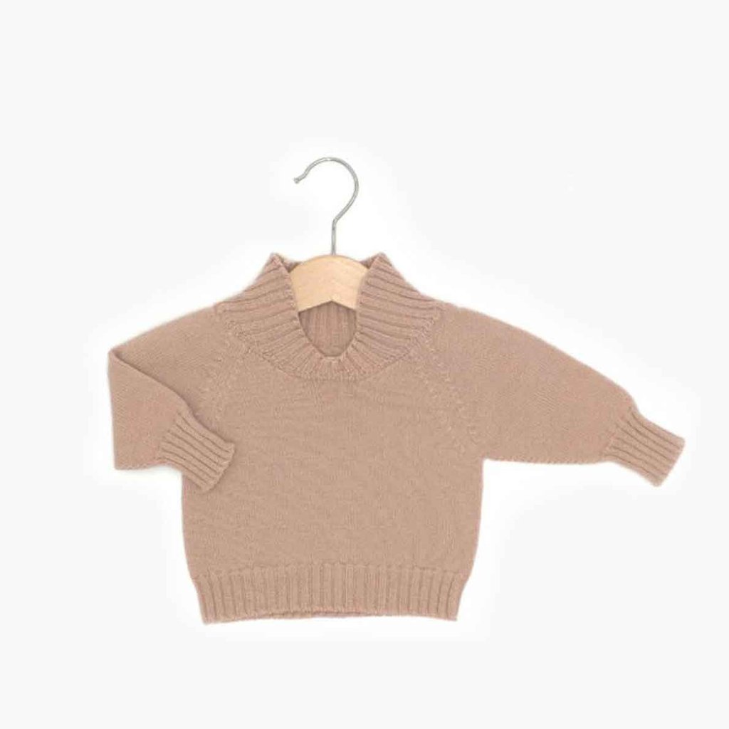 Strickgut Baby-Pullover puder