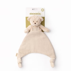 Moonie Kuscheltuch Doudou Bär, sand