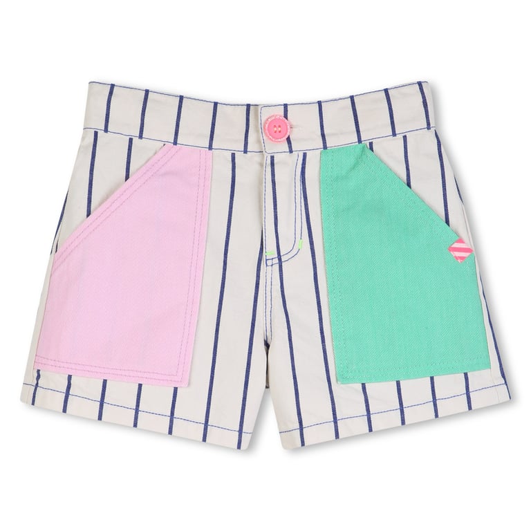 Billieblush Streifen-Shorts, blue