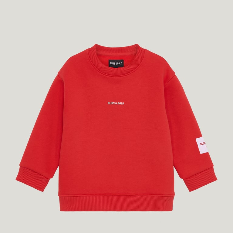 Bliss & Bold Santa Fan Club Sweater Mini, Christmas-Red 1