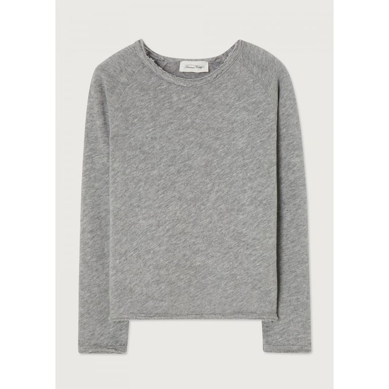 American Vintage Langarm-Shirt Sonoma, gris chine