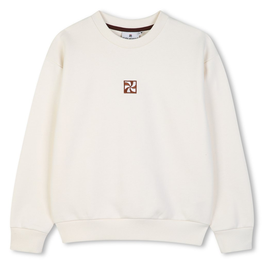 Kids around Sweatshirt Croissant, elfenbein