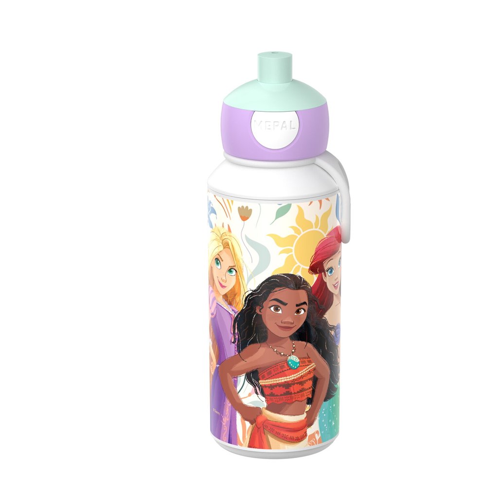 Mepal Trinkflasche Pop-up Campus 400 ml, Princess Power