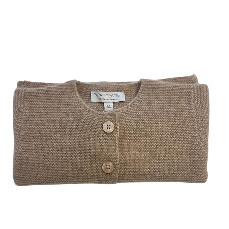 Papa Lobster Cardigan Pearl, beige mélange 1