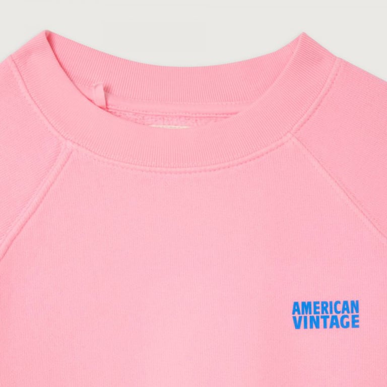 American Vintage Kurzarm-Sweatshirt Izubird, Barbe a Papa Vintage 1