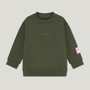 Bliss & Bold Santa Fan Club Sweater Mini, Forest green 1