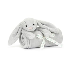 Jellycat Decke Bashful Silver Bunny Blankie