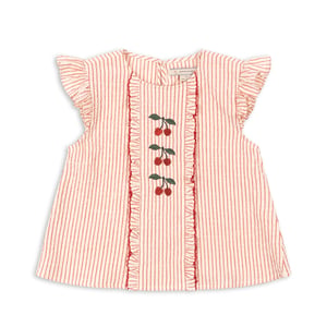 Konges Sløjd Top Ellie Frill, Amour Stripe