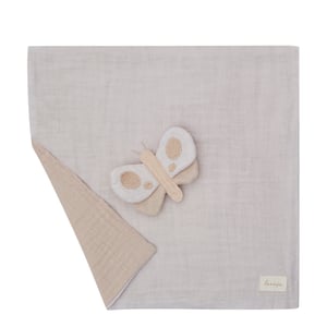 Leevje Musselin Kuscheltuch Butterfly, Lavender