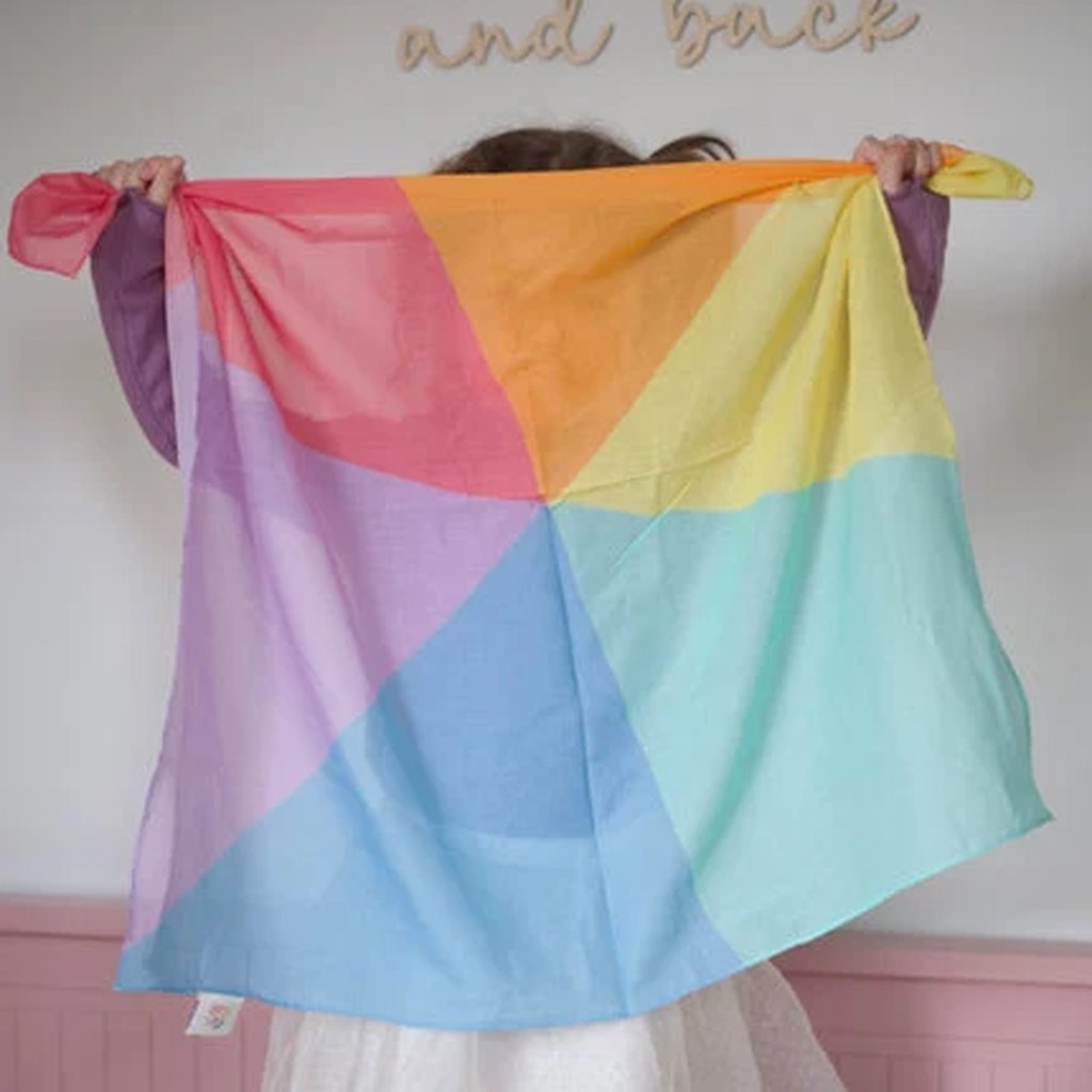 Pit & Play Spieltuch aus Baumwolle Medium Colourblock Pastel