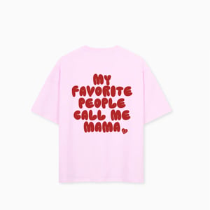 Famvibes Shirt Call me Mama, rosa
