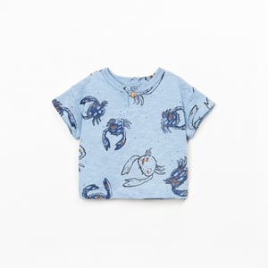 Play up Printed Jersey T-Shirt Flamé, Copenhaga
