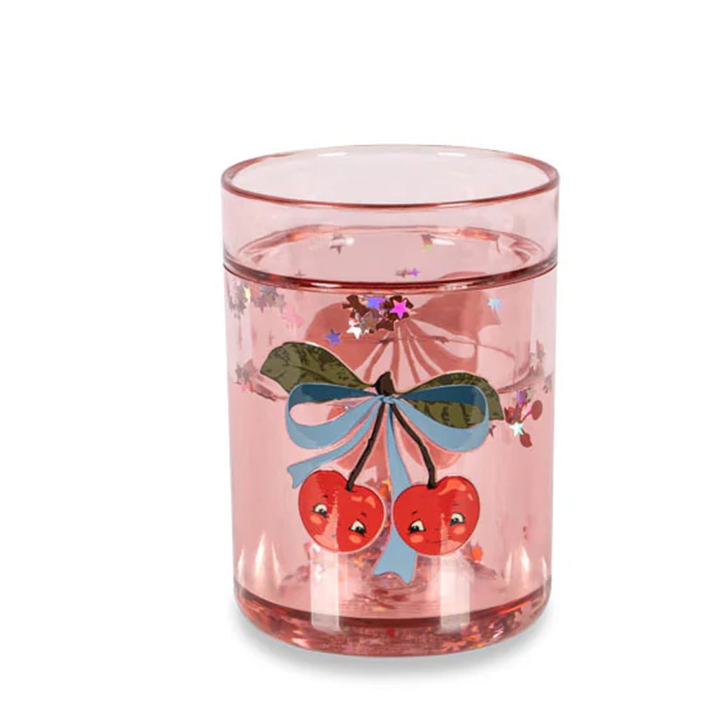 Konges Sløjd Glitter Cup, diverse Motive Cherry Print