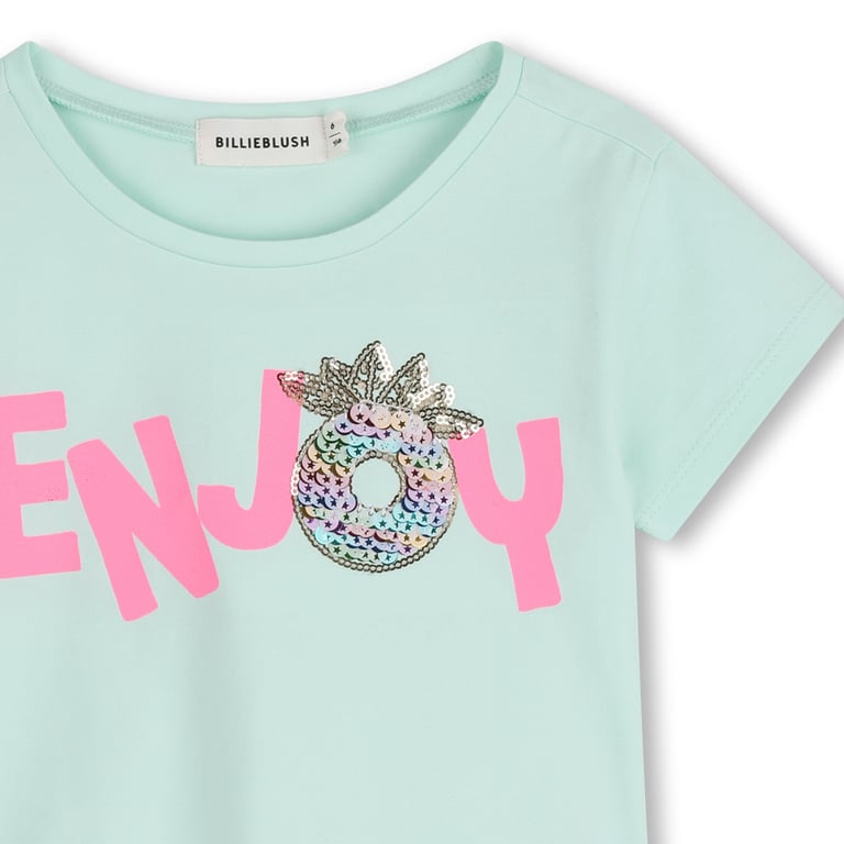Billieblush T-Shirt Enjoy, green 1