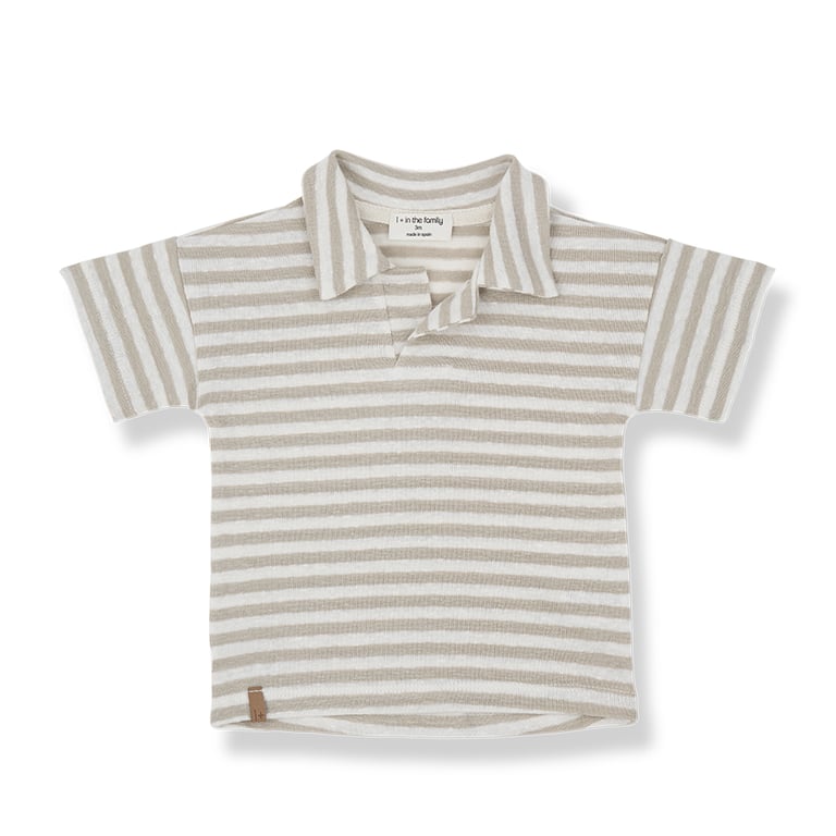 1+ in the family Poloshirt Borrassa, beige