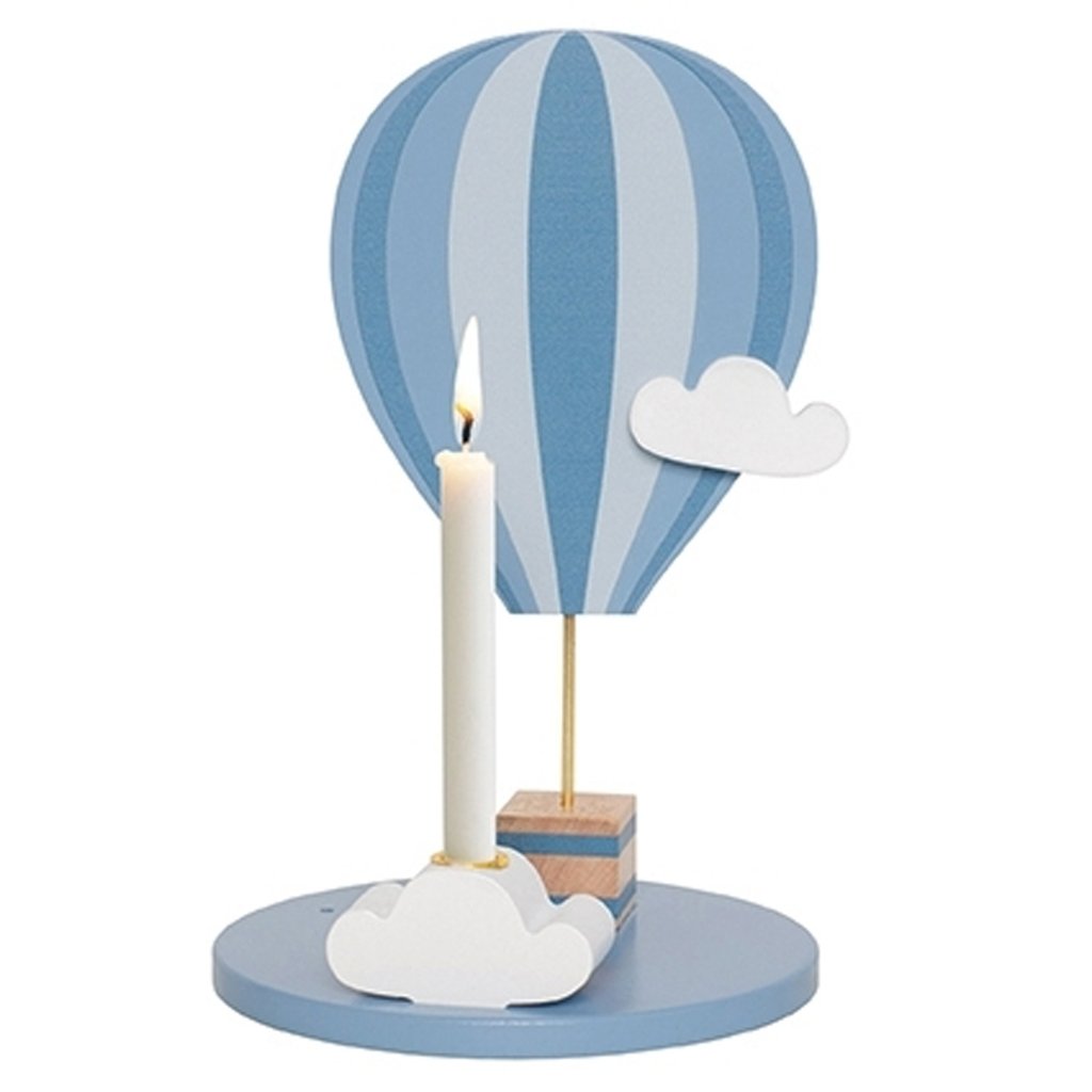 Jabadabado Geburtstagsdekoration Heißluftballon, blau