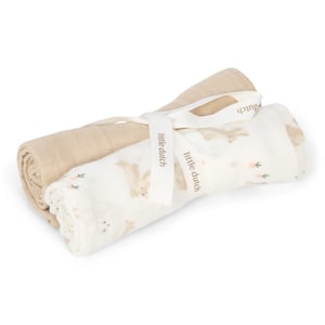 Little Dutch Swaddle Newborn Naturals Baby Bunny (2er Set)