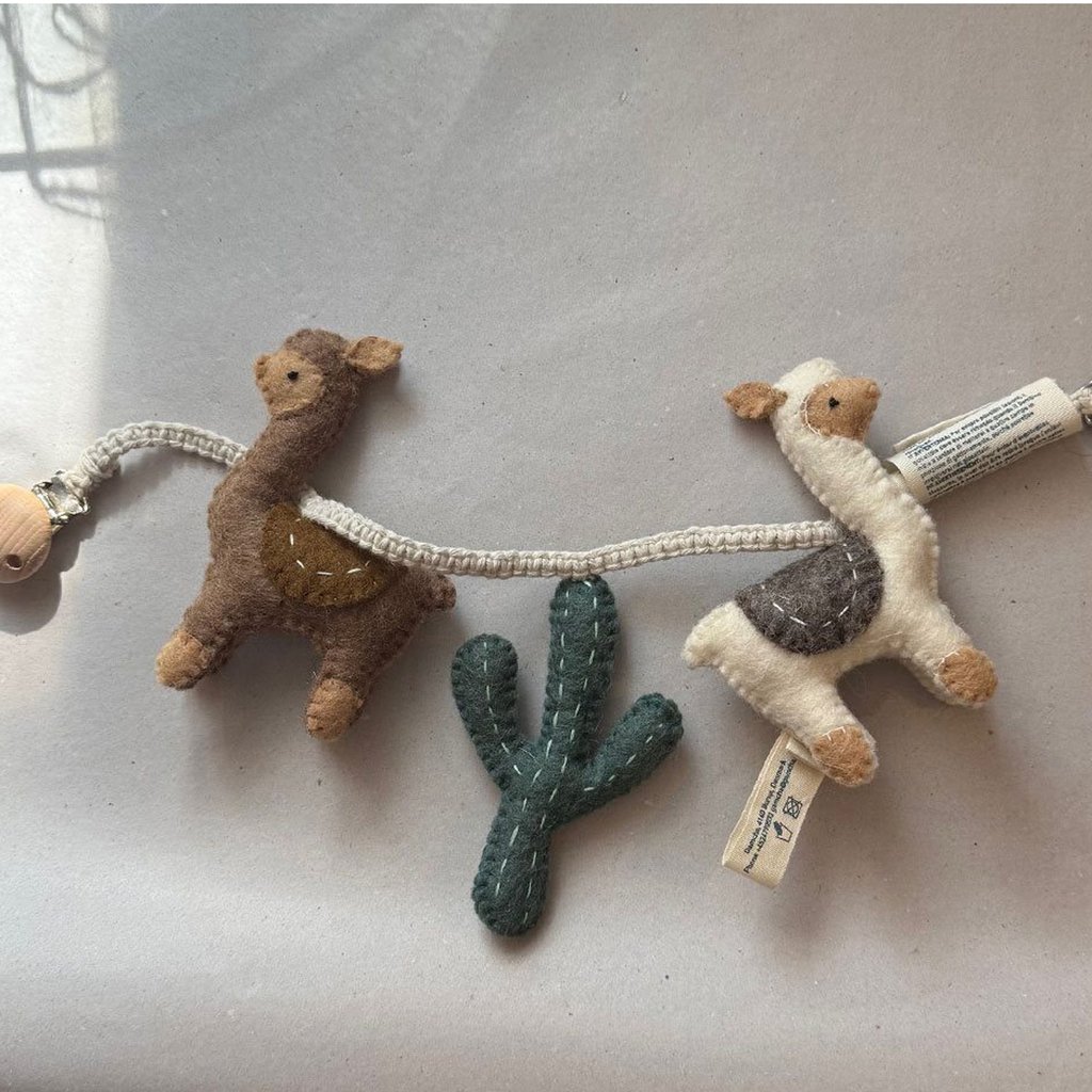 Gamcha Kinderwagenkette Llama