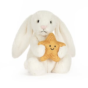 Jellycat Kuscheltier Cream Bunny mit Stern