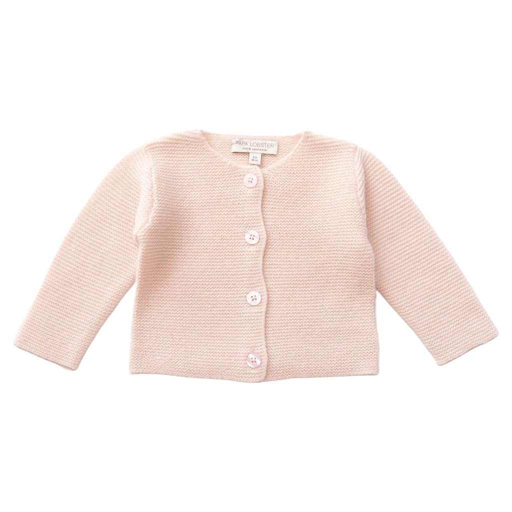 Papa Lobster Cardigan Pearl, rosé