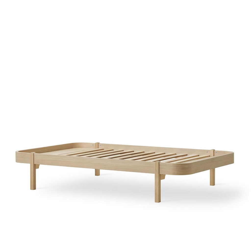 Oliver Furniture Wood Lounger 120 x 200 cm Bett, Eiche