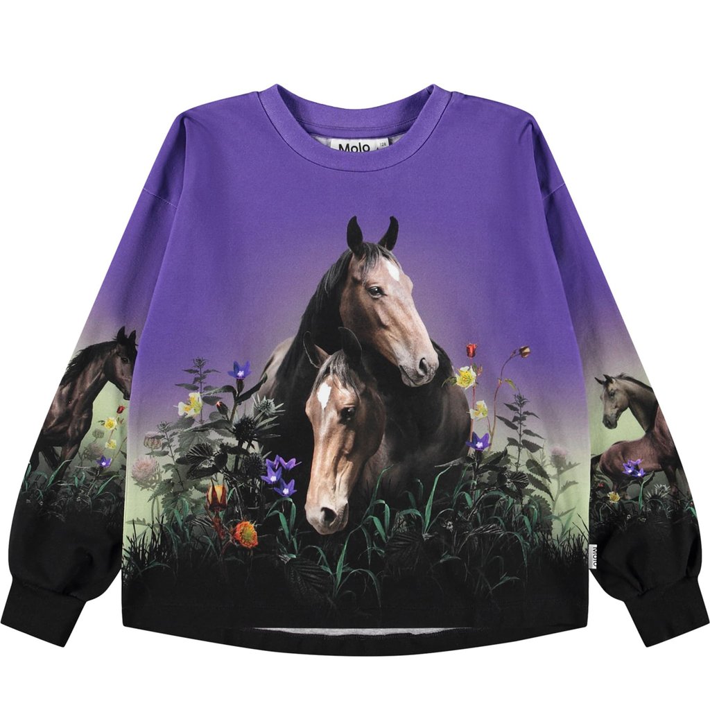 Molo Langarm-Shirt Reniza, Mystic Horses