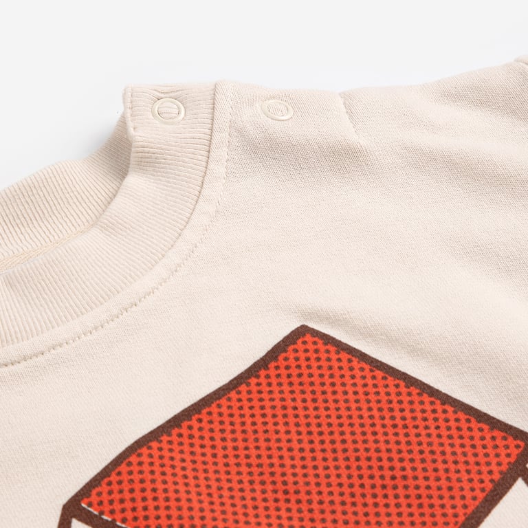 Bobo Choses Sweatshirt Pickles is at Home, white 1