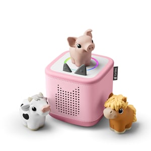 Tonies Starterset Toniebox 2 Rosa mit My First Tonies Bauernhof