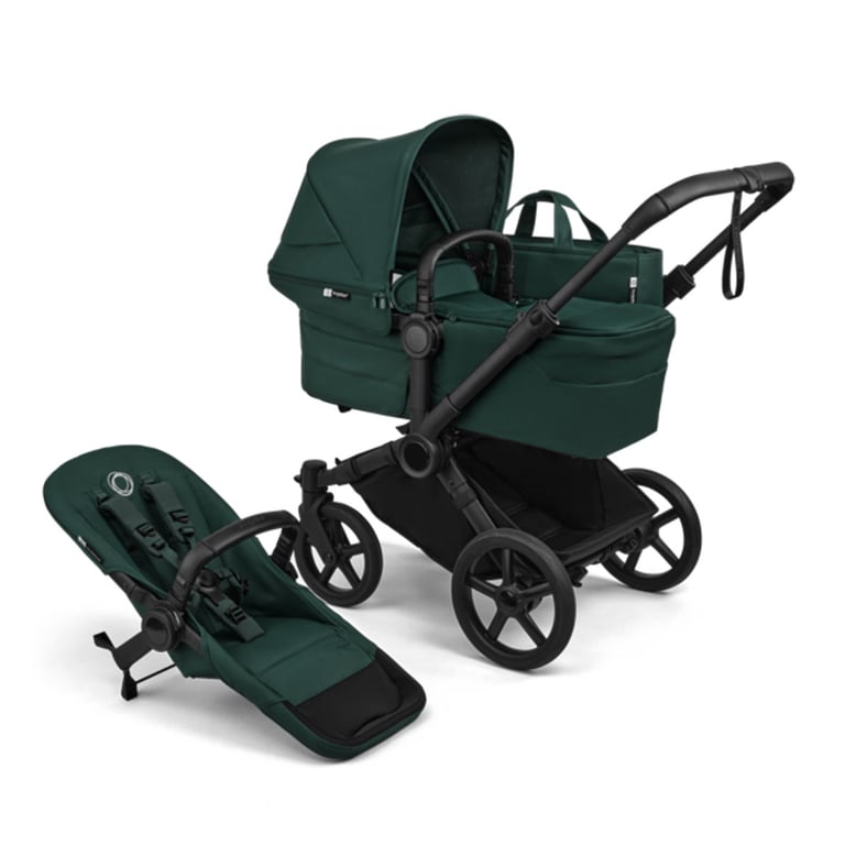 Bugaboo Donkey 6 Mono-Kinderwagen komplett fern green