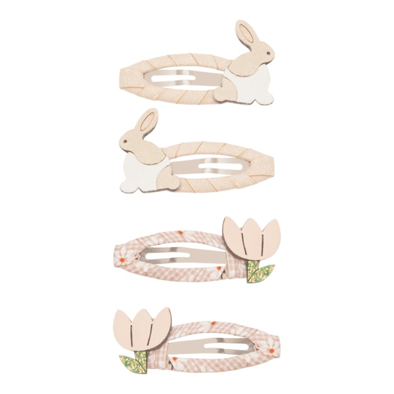 Mimi & Lula Haarspangen Bunny & Flower Clic Clacs