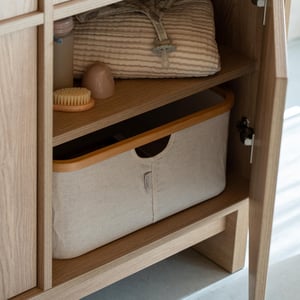 Quax Kyo Storage Basket, Beige-Natural