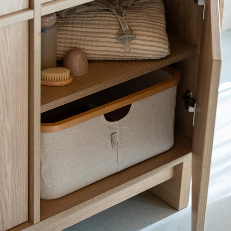 Quax Kyo Storage Basket, Beige-Natural