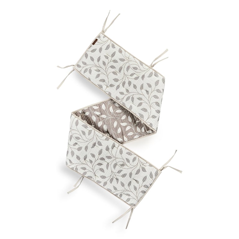 Quax Playpen/Bed Bumper, Natural Collection Leaf