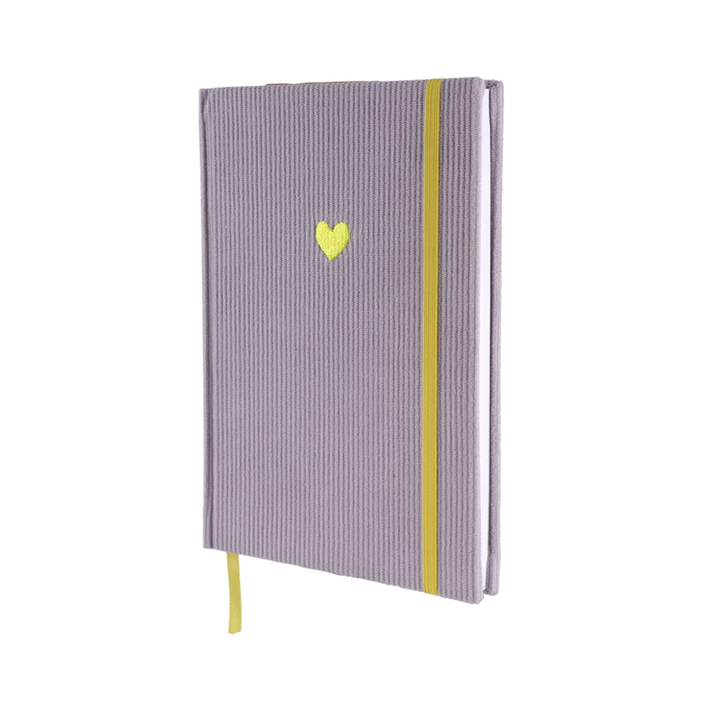 Lulubug Notizbuch Kord violett