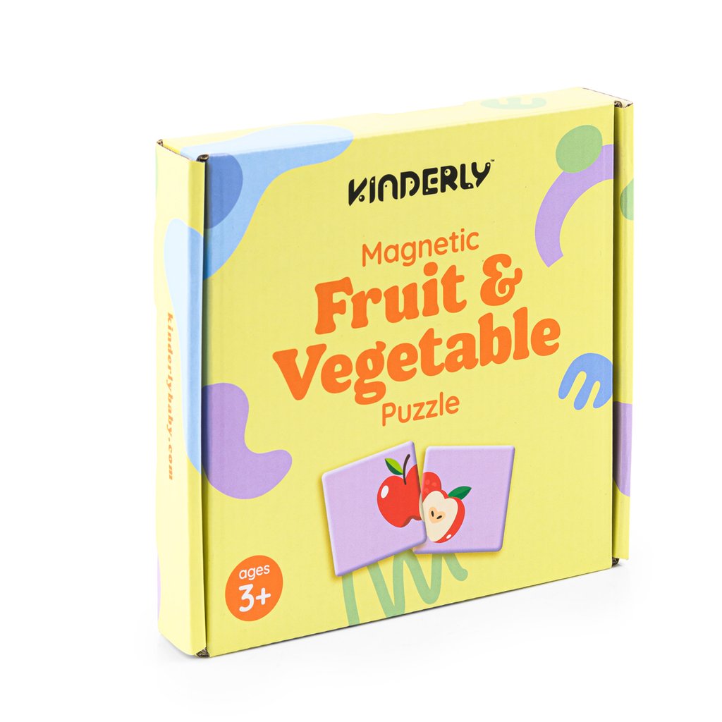 Kinderly Magnetisches Obst- und Gemüsepuzzle (40-teilig)