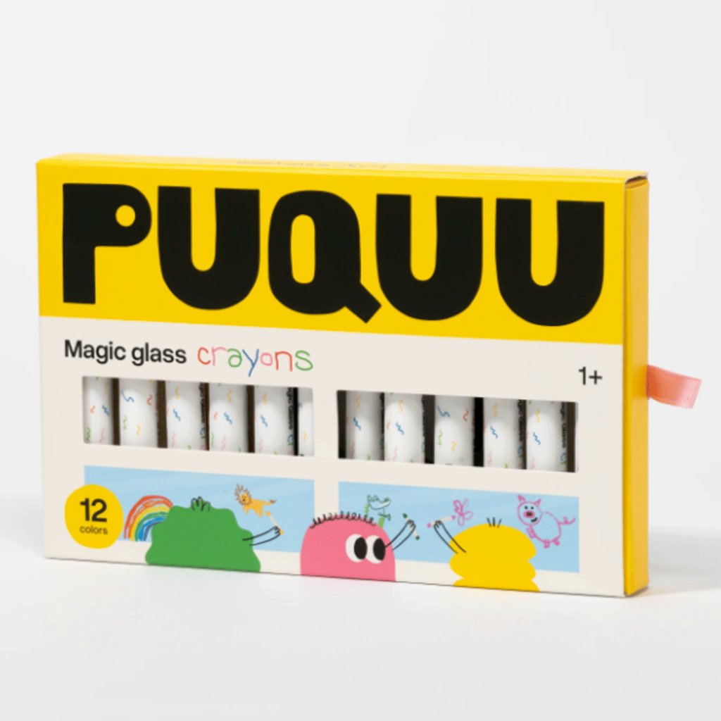 Puquu Magischen Glasmalkreide, 12 Farben