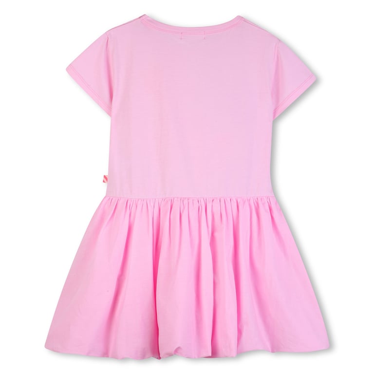 Billieblush Two-Tone Kleid aus Jersey & Baumwoll-Popeline, pink 1