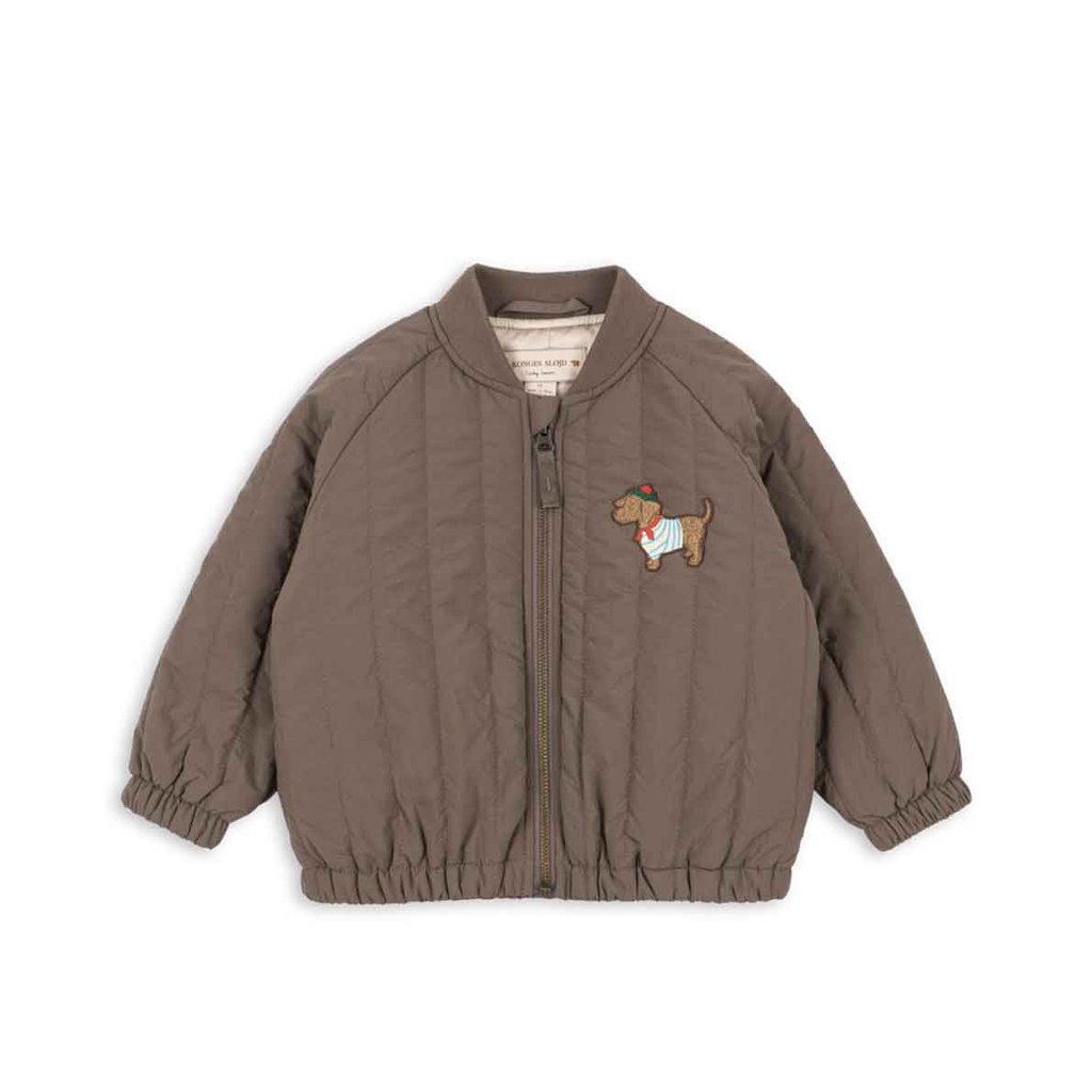 Konges Sløjd Bomberjacke Juno Terry Walnut